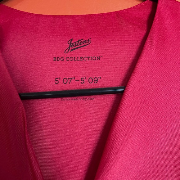 Vibrant Red Graduation Robe - Picture 3 of 5